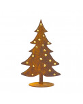 Edelrost Tannenbaum mit Goldpunkten