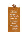 Edelrost Spruchtafel L Ginkgo 