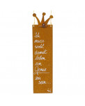 Edelrost Spruchtafel