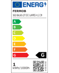 Energielabel Fermob Balad Lampen 3er Set mini