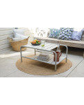 Fermob Outdoor Kissen Kollektion Bouquet Sauvage Marshmallow