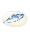 Grün & Form Keramik Fischteller oval