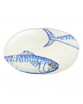 Grün und Form Fischteller oval