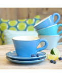 Grün und Form Keramik Tasse blau