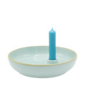 Grün & Form Kerzenteller aqua