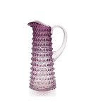 Hobnail Glas Krug Violett