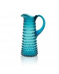 Hobnail Glas Krug türkis