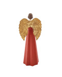 Meander Vintage Engel rot von hinten