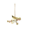 Pape Metall Engel Lena fliegend mini creme mit gold