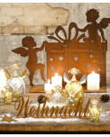 Edelrost Putten mit Geschenk