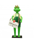 Metall Frosch Lieblingsplatz
