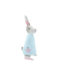 Metall Hase Nancy pastellblau