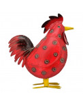 Rotes Metall Huhn