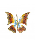 Bemalter Metall Schmetterling