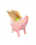 Metall Spardose Schwein