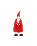 Metall Weihnachtsmann Olli M rot mit Glitzer von Pape