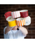 Musango Mug Candy Stripe Tangerine