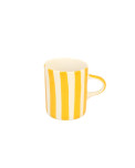 Musango Tasse gestreift Demi Mug Kurkuma-Gelb
