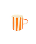 Musango Tasse mit Streifen Demi Mug Mandarine