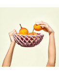 handgeflochtener Keramik Obstkorb