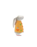 Kleiner Metall Hase Betty orange