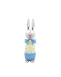 Metall Hase Eddy mittel blau
