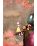 Pape mini Metall Hase Emmi als Kantenhocker