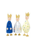 Pape Metall Könige blau, silber und creme