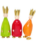 Pape Metall Könige XL rot, grün und orange 3er Set