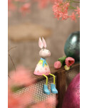 Pape Metall Osterhase als Kantenhocker Lilly klein