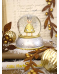 Schneekugel King gold