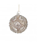 SHISHI Christbaumkugel silbern