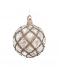Shishi Christbaumschmuck antik silber