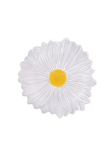 Bordallo Pinheiro Teller "Daisy" (Kollektion: Maria Flor) mittel Ø21,5 cm