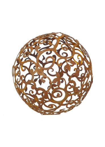 Edelrost Barock Kugel Ø 50 cm