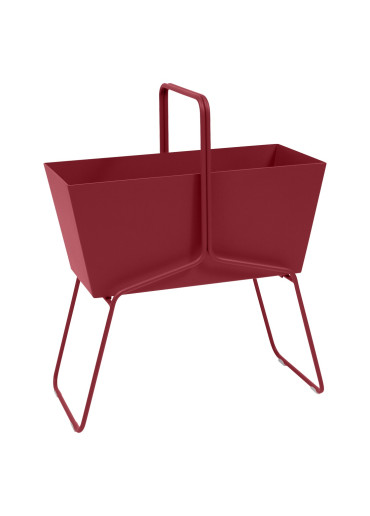Fermob "Basket" Blumenkasten hoch Chili