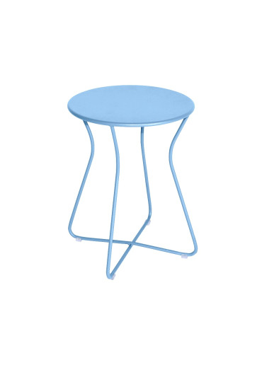 Fermob Cocotte Hocker H 45 cm Maya-Blau