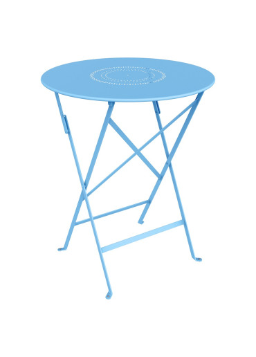 Fermob Tisch Floreal Ø60 cm Maya-Blau