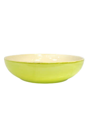 II. Wahl - Grün & Form flache Salatschale L apfelgrün Ø30 cm