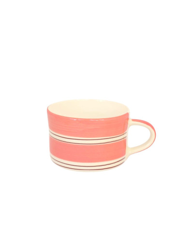 Musango Keramik Becher "Twin Stripe" Rose