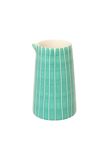 Musango Keramik Krug groß "Sgraffito" Mint