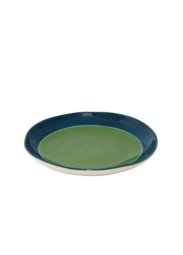 Musango Keramik Frühstücks- und Kuchenteller Ø21,5 cm "Tri-Colour" Tundra