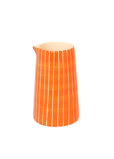 Musango Keramik Krug groß "Sgraffito" Mandarine