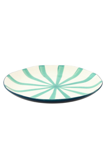 Musango Keramik Essteller Ø26,5 cm "Candy Stripes" Tundra