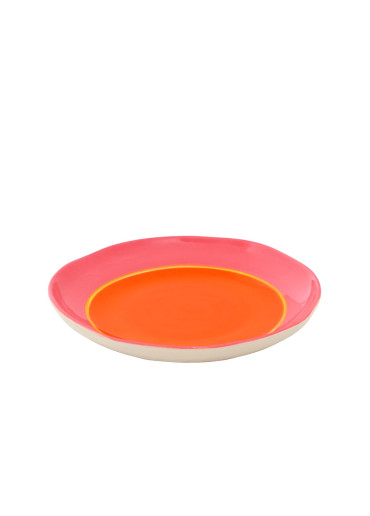 Musango Keramik Frühstücks- und Kuchenteller Ø21,5 cm "Tri-Colour" Sunrise 
