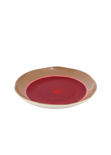 Musango Keramik Frühstücks- und Kuchenteller Ø21,5 cm "Tri-Colour" Desert